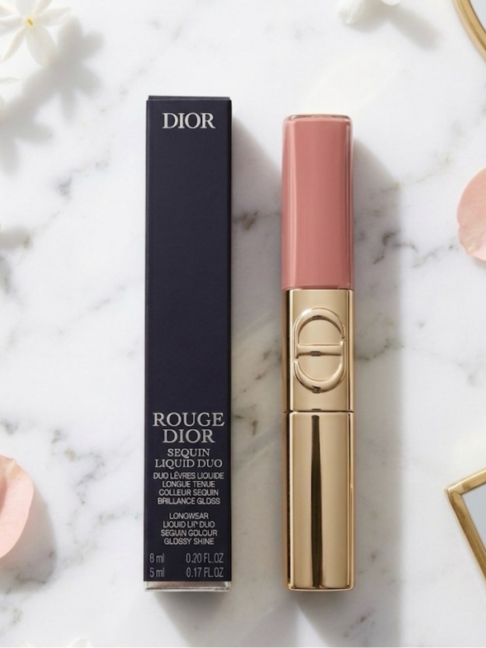 Dior - Rouge Dior Sequin Liquid Duo 2025 Limited Edition 220 Ribbons NIB🌸